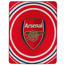 Arsenal FC Pulse Design Fleece Blanket One Size Red Red One Size