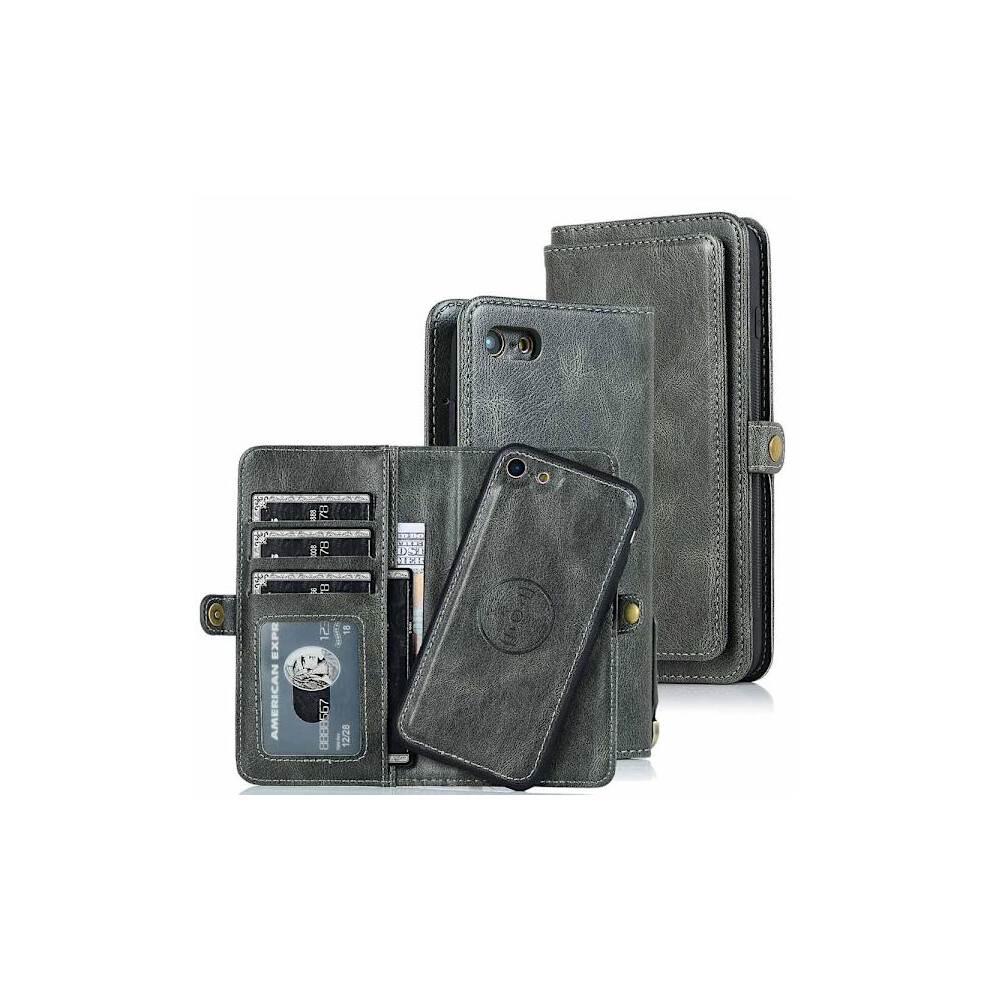 Double Wallet Case - Compatible With Iphone Se 2020 Dark Green 9322103940979