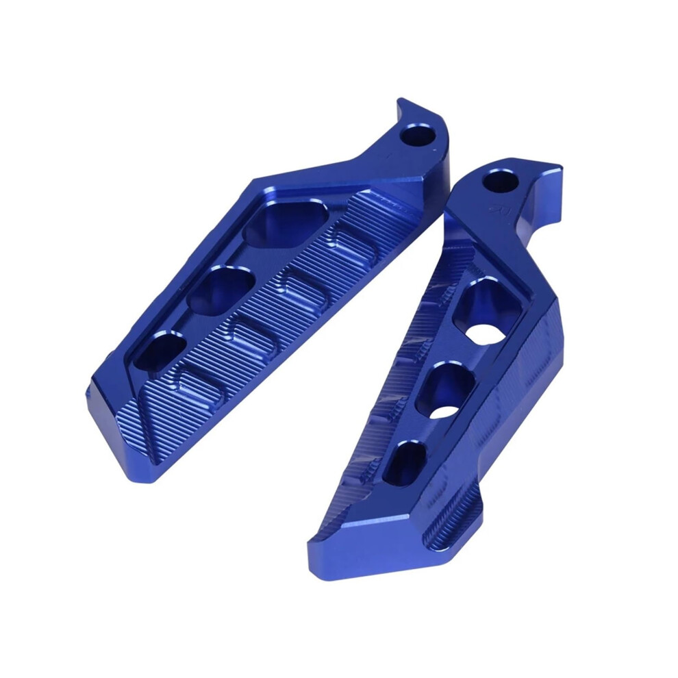 Motorcycle Foot Pegs And Brake Pedal For Yamaha Xmax Nmax 155, Durable Aluminum Rear Passenger Footrest Blue 9455672552998
