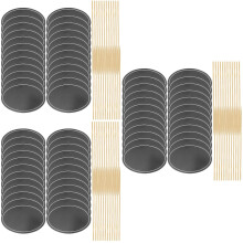 Label Insert Price Labels Wedding Buffet Food Wood Paper Thedropstore Tag Venue Setting Props 72 Pcs