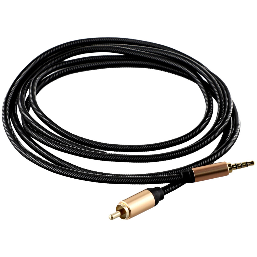 Digital Coaxial Audio Video Cable Stereo Spdif For Rca To 3.5Mm For Hdtv 9338982151726