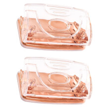 Eease 2pcs Household Card Puncher Portable Paper Puncher Office Planner Puncher Office Accessory