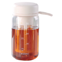450/600ML Cold Brew Cup with Scale Filter - Food Grade Large Capacity Portable Travel Tea Bottle Cold Brew Coffee Maker Jar - On-the-Go Brewing