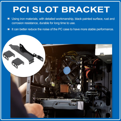 Computer Fan Bracket Dual Mount Stand Isolation Iron 1
