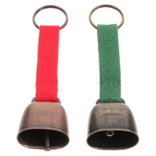 Mountaineering Bell Outdoor Camping Bear Repellent Metal Cloth Wind Bells Loud Travel Ribbon 2 Pcs