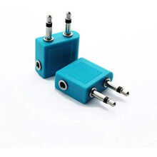 Airplane Airline Flight Adapters for Headphones, Airplane Headphone Adapter, UCEC 3.5mm Golden Plated Airline