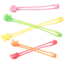 5 Pcs Colored Rubber Bands Lunch Boxes Elastic Cord Latex Silicone Cooking Colorful Bag Tightening Rope