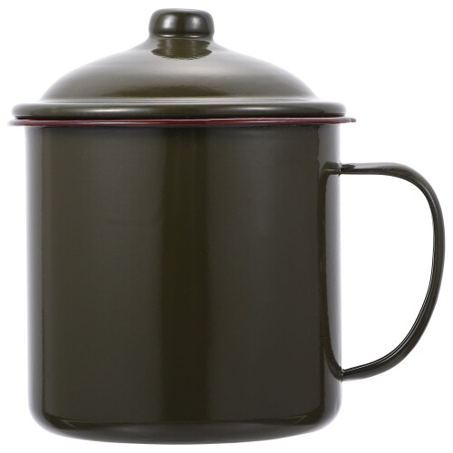 1Pc Lidded Dustproof Tea Cup Durable Smooth Mellow Cup Water Drinking Cup