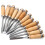 12pcs Steel Wood Carving Hand Chisel Set Woodworking Lathe Gouges Tools 6