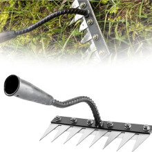 Garden Weeder Tool with Durable Manganese Steel Claws, Ergonomic Manual Weed Puller for Yard and Garden (8 Tines)