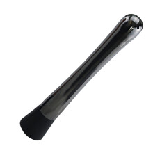 Jygee Stainless Steel Cocktail Muddler Ice Crusher Wine Mixing Stick for Bars Catering Home. Black