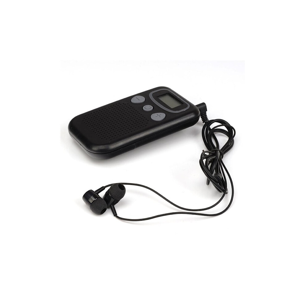 Black Hearing Aid Hearing Amplifier Personal Sound Amplifier Sound Voice Amplifier