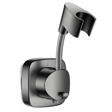 Adjustable Suction Cup Shower Head Holder with VacuumLock 100lb Hold, 120 Rotation, Bonus Hook