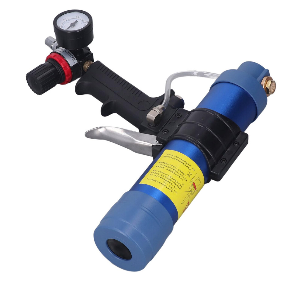 1/4 Inch Pneumatic Caulking Gun With Pressure Gauge, 310Ml Air Sealant Gun For Glass And Solar 9455672553933
