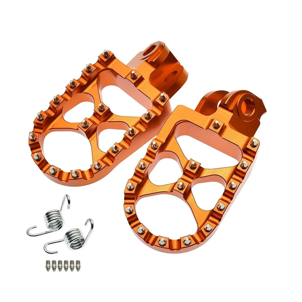 Motorcycle Foot Pegs For Beta Rr 250525 Xtrainer Gasgas, Wide Antislip 6061T6 Aluminum 9053599899396