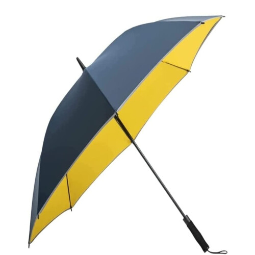 Large Automatic Golf Umbrella Windproof Waterproof Design with Shoulder Strap Carry Case 35inch