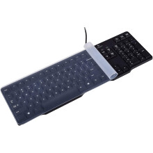 Limei Universal Clear Waterproof Silicone Keyboard Cover for Standard PC Desktop (17.5" x 5.5"), Anti-Dust Protector Skin