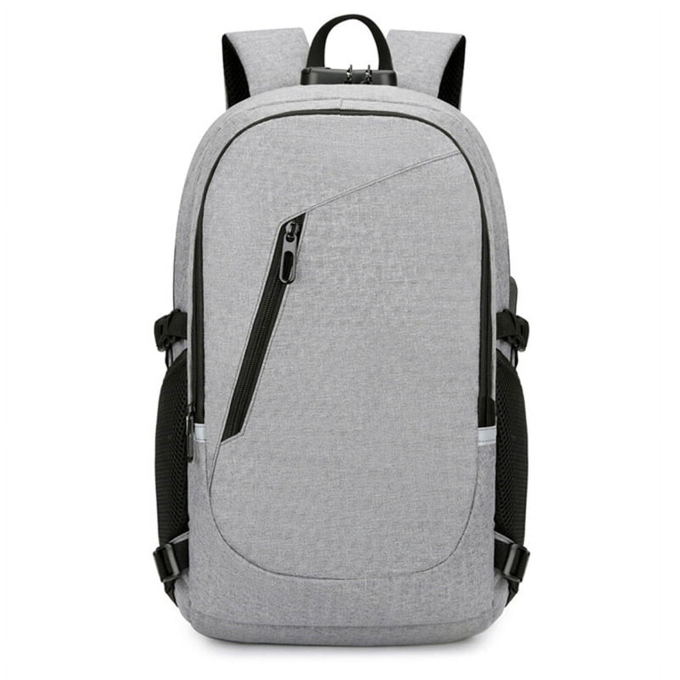 Big Capacity Travel Laptop Shoulder Bag Portable Waterproof Organizer With Antitheft Function For Carrying Laptop Grey 9149926298311