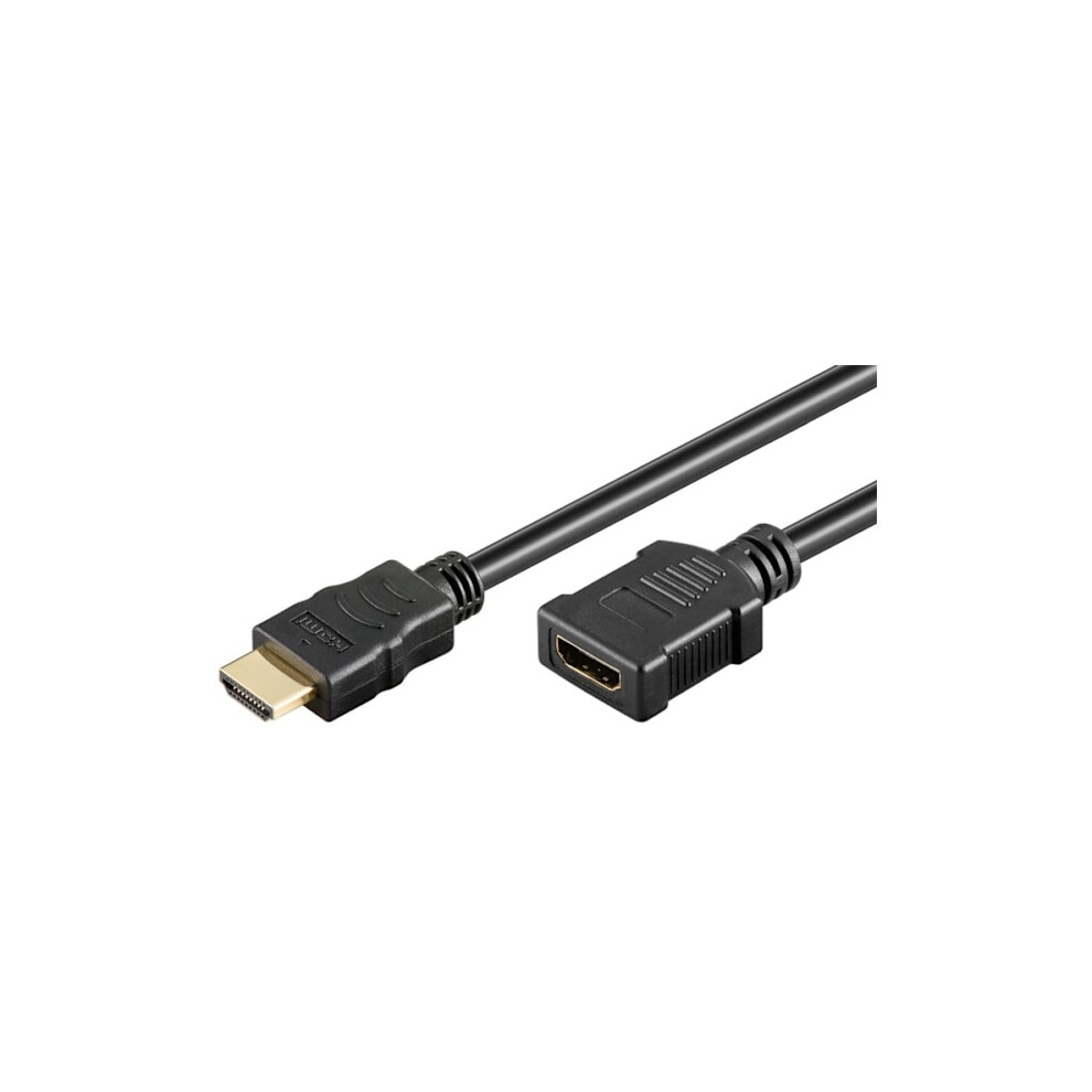 Goobay High Speed Hdmi Extension Cable With Ethernet Hdmi Plug (Type A) > Hdmi Socket (Type A), 2 M 9058772562876