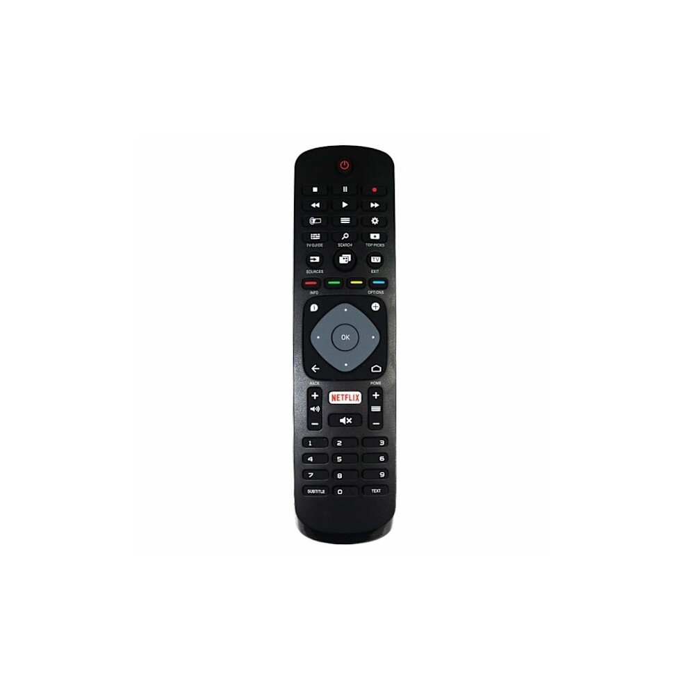 Universal Compatible With Philips Smart Tv Remote Control With Netflix Replacement Black 9058772563958
