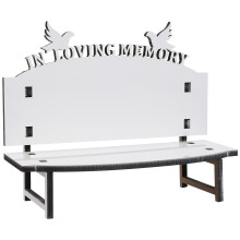 Office Practice White Embryo Sublimation Beach Blanks Remembrance Gifts Mini Photo Frames Heat Transfer Chair