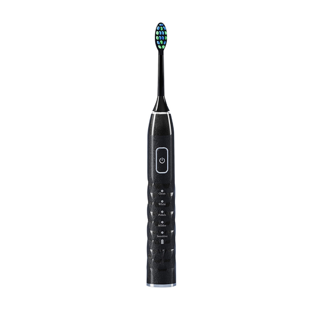 Yonrjhukm USB Charging Electric Toothbrush, Electric Toothbrush with 2Brush Heads, Smart 5 Modes, Timer Electric Toothbrush IPX7 Water Resistant