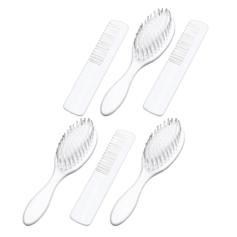 3 Sets Infant Smooth Hair Combs Hair Newborn Scalp Massager Combs