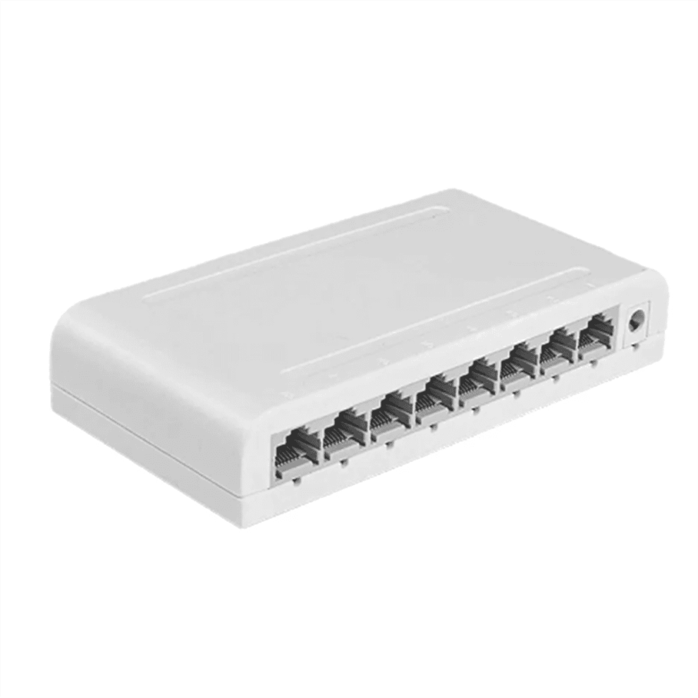 8 Port Gigabit Data Switch,Network Hub,Desktop Ethernet Splitter,Plug & Play Shielded Ports Fanless Quiet Mini Portable 9058772063588