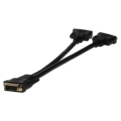 SF Cable DVI Digital Dual Link Y Cable (DVI-D M/ DVI-D F x 2) 1