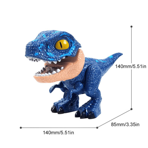 5 In 1 Dinosaur Stationery Set compatible with Velociraptor: Ruler, Pencil, Sharpener, Stapler, Eraser - Multi-Function Student Kit 1