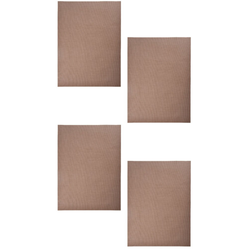 4 Pcs Oven Microwave Toaster Nonstick Bakeware High Temperature Resistant Liner Mat