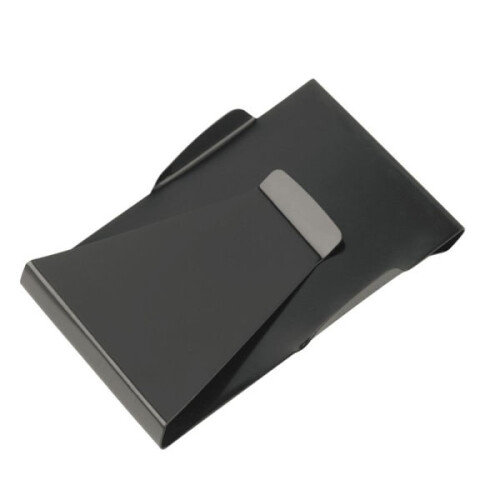 Double-sided metal money clip - Black Black