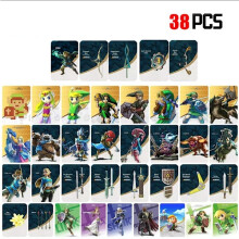 New The Legend of Zelda: Tears of the Kingdom amiibo Cards Mini Cards 38 Pcs