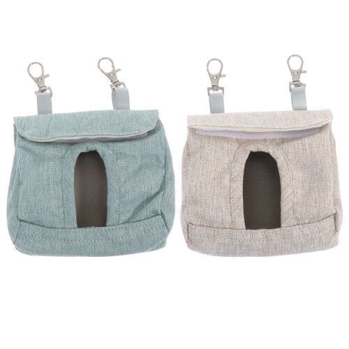 Eease Guinea Feeder Bag: 2Pcs Rabbit Feeder Storage for Small Animals