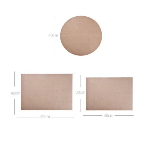 4 Pcs Oven Microwave Toaster Nonstick Bakeware High Temperature Resistant Liner Mat 2