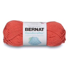 Spinrite Bernat Handicrafter Cotton Yarn Solids Tangerine 1 Pack of 1 Skein