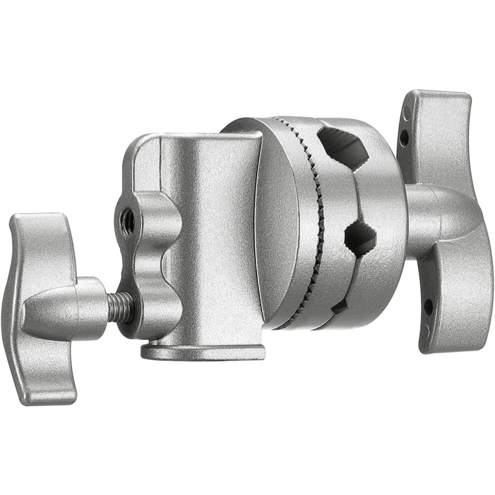 Multi Functional Heavy Duty 2.5-Inch Grip Head Swivel Head Holder Mounting Adapter For Stand, Extension Light 9065759430318
