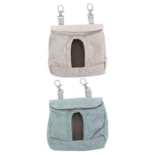 Eease Guinea Feeder Bag: 2Pcs Rabbit Feeder Storage for Small Animals 1