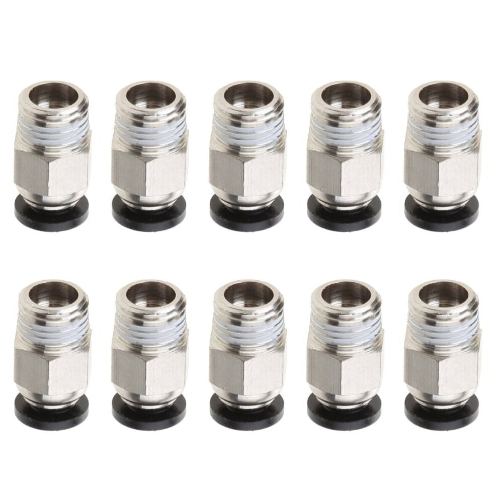 Pc4-M10 Male Straight Pneumatic Ptfe Tube Push In Quick Fitting Connector 9065759429848