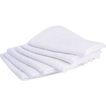 6er-Pack quadratische Mulltücher - DOMIVA - Weiß - 70x70cm - 100% Baumwolle - Waschbar bei 95C
