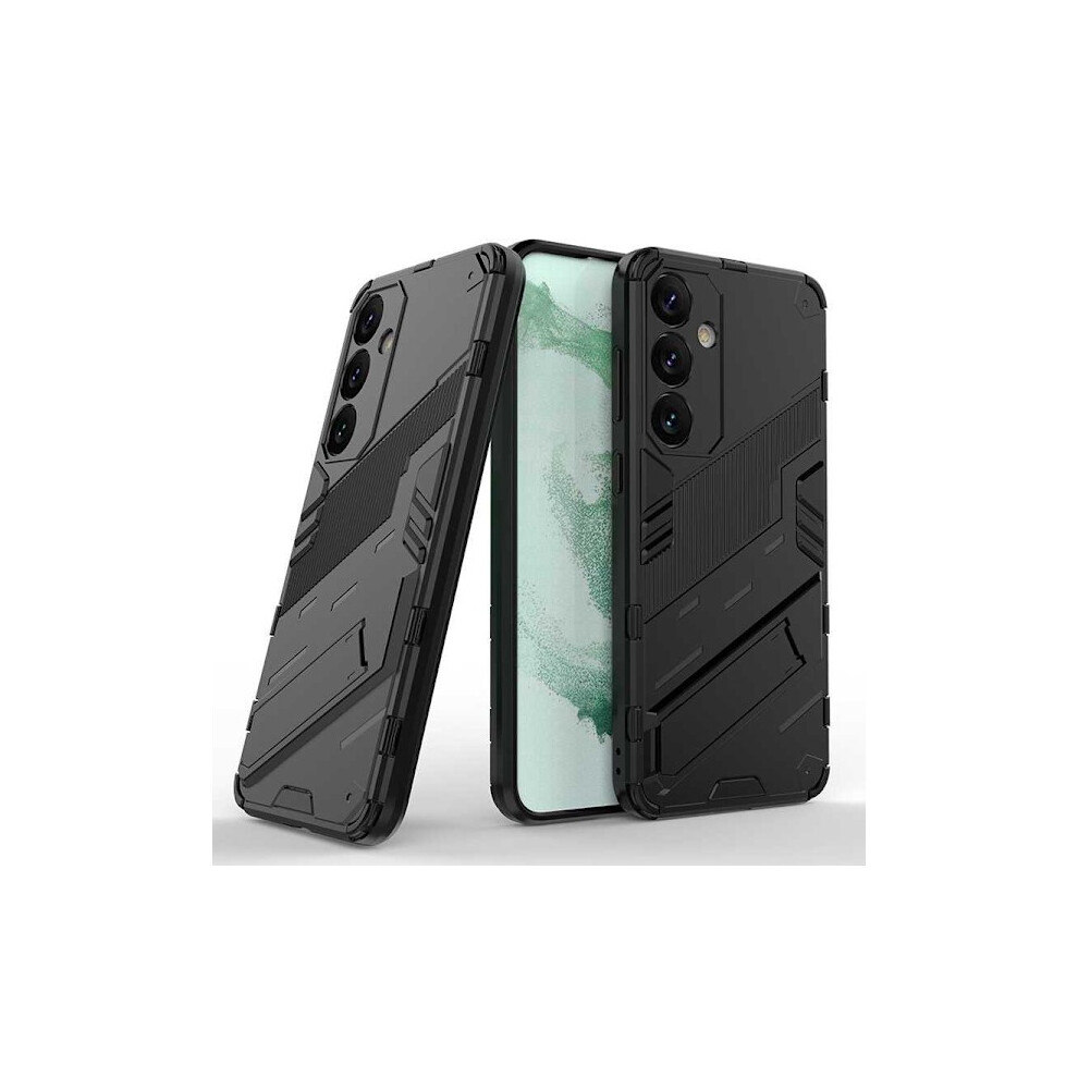 Compatible With Samsung A55 5G Shockproof Case With Kickstand Thinarmor V2 - Black 9065759431599