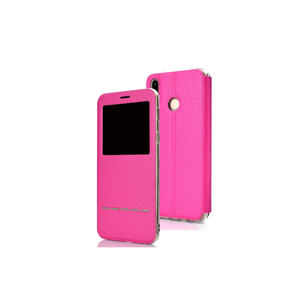 Compatible With Huawei P30 Lite - Stylish Case With Answer Function Pink 9065759431803