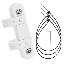 Bottle Cage Mount Silicone Base Bike Shelf Clamps Silica Gel Water Cup Holder Rack White