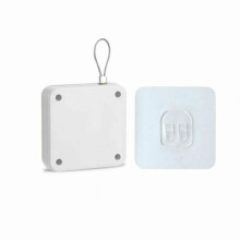 Zriyin Automatic Sensor Doors Closer Punch-Free Automatic Telescopic Sliding Door,White