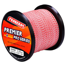 300M fishing line strong 4 strands braided 6LB-100LB 0.4-10.0 Red 35lbs (0.30mm)