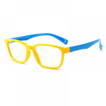 Prettyui Clear Anti-Fog Protective Safety Glasses Rubber Frame Temples