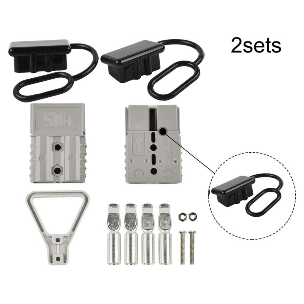 2 Sets Of 120A/175A For Anderson Connector Battery Plug + Dust Cover + Handle Bosisa 9322103132855