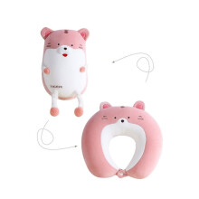 TINYSOME Kids Travel Pillow 2 in 1 Deformable Neck Pillow Soft Uhaped Pillow Lovely