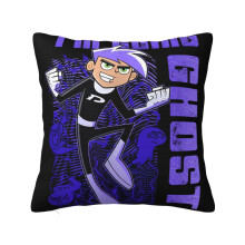 Danny Phantom Super Soft Pillow Case Cover with Zipper for Bedroom, Sofa, Couch,Cozy Fuzzy Pillow Shams for All Seasons Square Pillow