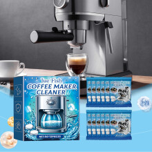 Coffee Machine Cleaning Tablets - Coffee Machine Decontamination Effervescent Cleaning Tablets, Efficient Descaling Maintenance